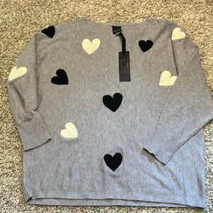 𝗕𝘂𝗻𝗱𝗹𝗲 & 𝗦𝗮𝘃𝗲 𝟱/$𝟮𝟬 Aaeda Knit Heart Pattern Sweater